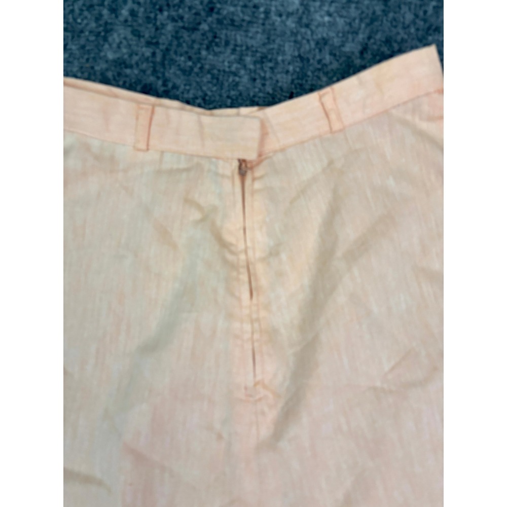 Vintage Bobbie Brooks Peach‎ A-Line Midi Skirt Womens Size 7 Retro Cottagecore - Picture 10 of 12